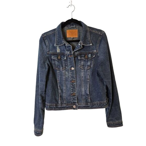 Boom Boom Jean's, distressed, denim jacket. Size M. - Picture 1 of 3